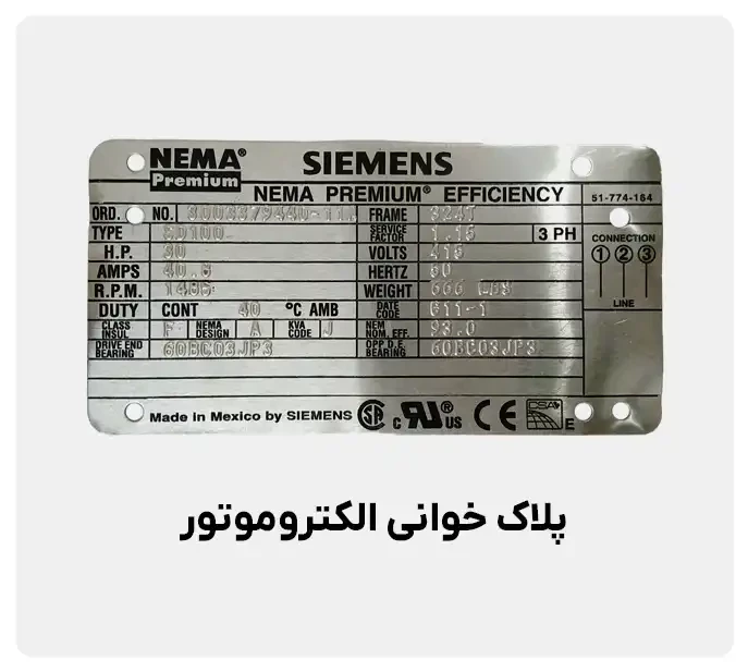 آموزش پلاک خوانی الکتروموتور